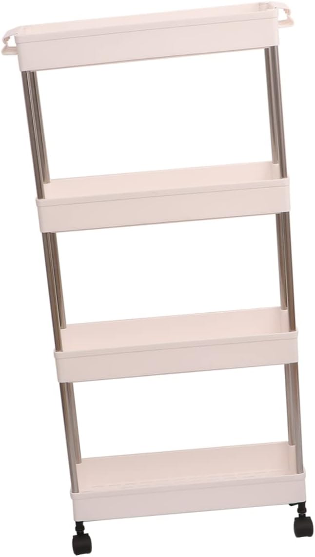 PRETYZOOM Bathroom Storage Shelves Plastic Kitchen Rack Multifunction Bathroom Shelf Corner Rack