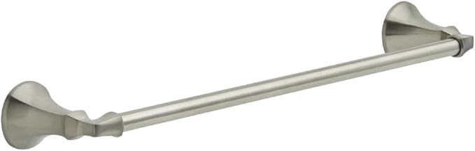 DELTA FAUCET Rubber Limited 76418-SS Ashlyn 18-in Wall Mount Towel Bar Bath Hardware Accessory in Stainless Steel