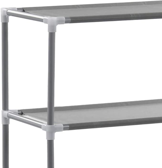 vidaXL Storage Rack Over Toilet Silver
