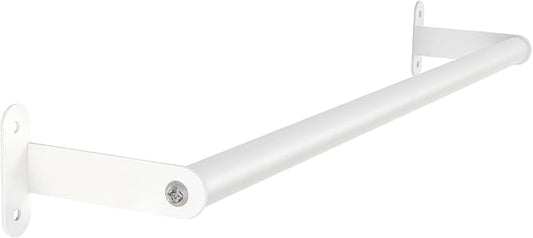 MKO Towel Bar for Bathroom, 16IN Hand Towel Holder with Metal Black, Towel Rack Hanger Sturdy Wall Mounted for Kitchen