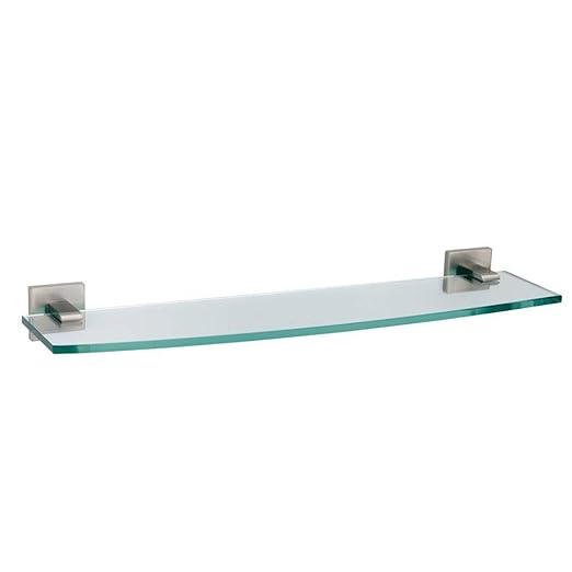 Gatco 4076 Elevate Glass Shelf, Satin Nickel