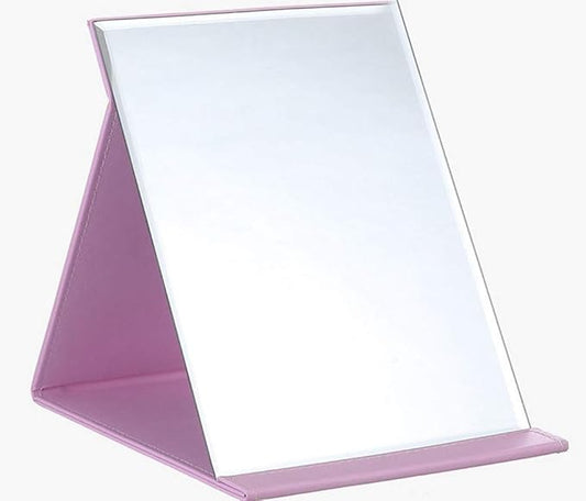 Zcooooool Large Portable Super HD Mirror - Multi Stand Angle Hand Free/Handheld/Tabletop Foldable 6.9x4.9 Inch