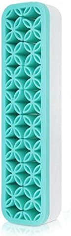 Silicone Makeup Brush Holder Beauty Tools Organizer Display Stand Cosmetic Storage Case Blue
