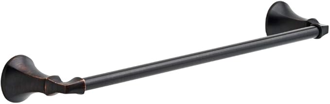 DELTA FAUCET Rubber Limited 76418-RB Ashlyn 18-in Wall Mount Towel Bar Bath Hardware Accessory in Venetian Bronze