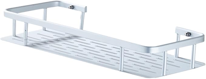Cabilock Aluminum Bathroom Shelf with Disc Wall Mounted Storage Organizer for Kitchen and Bathroom Design Space Saving Easy to Clean