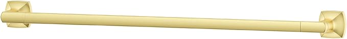 Pfister Vaneri Bath Towel Bar for Bathroom, 24-Inch, Wall-Mounted, Screw-in, Brushed Gold Finish, BTBVRI2BG