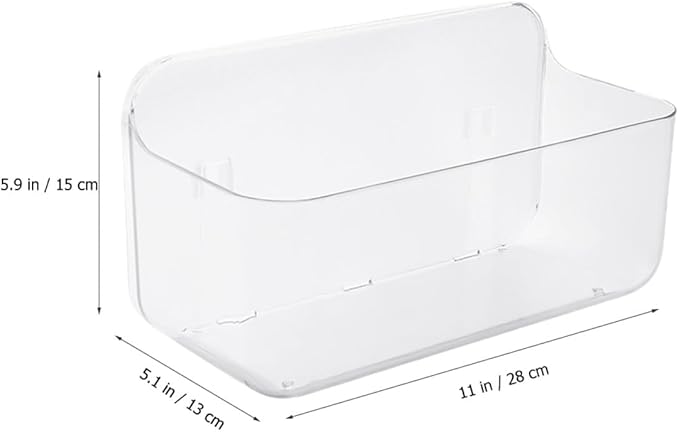 Lurrose Bathroom Wall Mounted Organizer Shelf for Bathroom Kitchen Bedroom Premium Space Saving Design Storage for Sundries