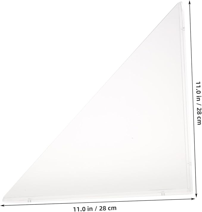 Acrylic Corner Shelf Triangular Wall Shelf for Bathroom and Kitchen No Drill Storage Rack for Spice and Shampoo Space-Saving Organizer