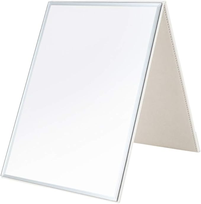 Zcooooool Large Portable Super HD Mirror - Multi Stand Angle Hand Free/Handheld/Tabletop Foldable Mirror 6.9x4.9 Inch