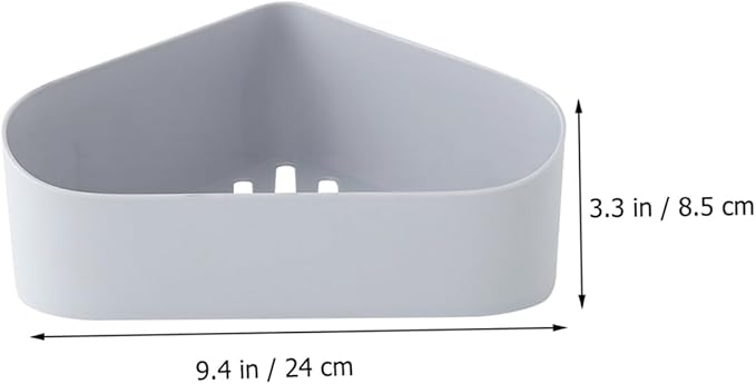MAGICLULU 2pcs Wall-Mount Storage Rack Simple Draining Shelf for Bathroom Kitchen Organization No Punching Required Stylish Design for Space-Saving Storage