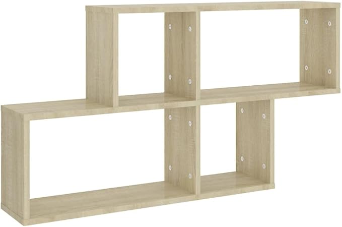 Sonoma Oak Wall Shelf 39.4 Inch, Floating for Living Room Bedroom, Modern Display Shelf for Books Decor, Sturdy Engineered Wood with Invisible Mount, 88.2 lb Load Capacity