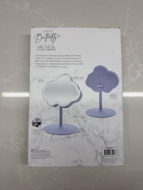 Vanity Cloud Mirror (White)