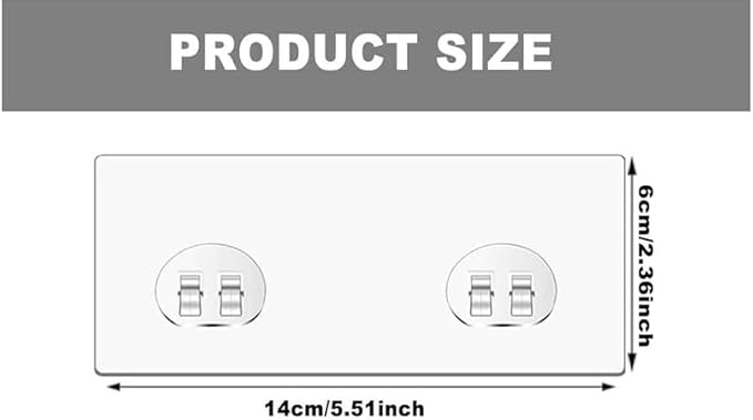 8pcs Shower Caddy Adhesive Replacement Shower Shelf Rack Organizer Adhesive Strips No Drilling Hooks Stickers