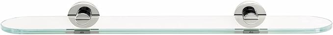 Alno A8350 Contemporary Glass Bathroom Shelf 24-in, Bronze