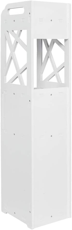 Bathroom Storage Shelf Drawer Multi Compartment Organizer Water Proof Anti Decay Anti Rot Environmental Friendly White