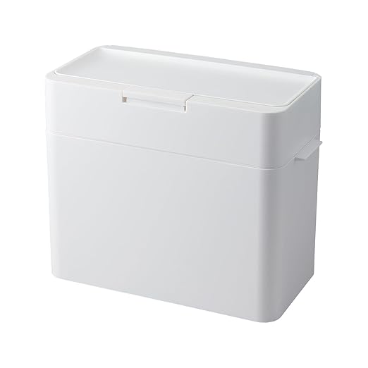 Like-It | LBD-01 | Odor-Free Trash Bin, Slim and Stylish | Odor Leakage Prevention, Kitchen, Living, Diaper and Pets | 13.2" × 6.7" × 24.6" | White | 2.5 gal