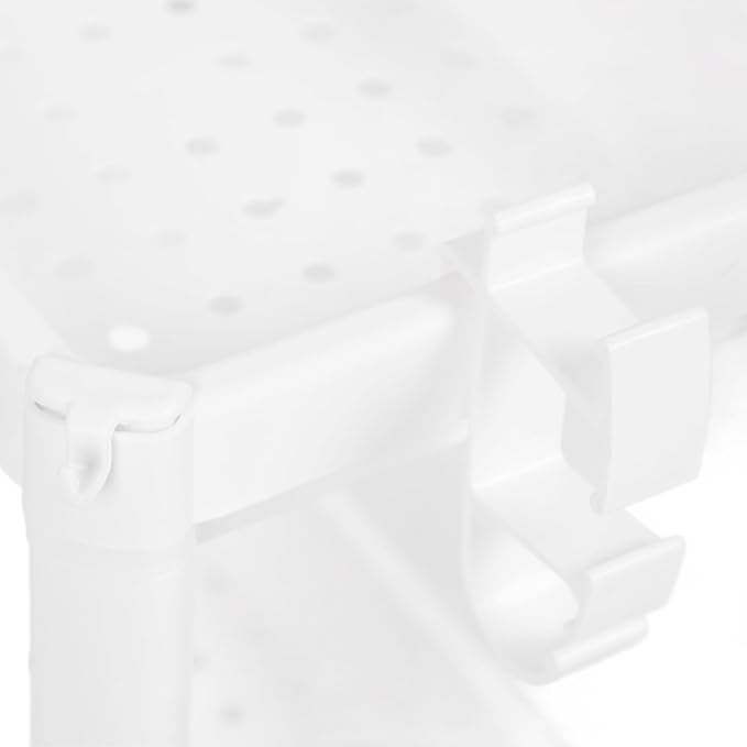 Narrow Freestanding Bathroom Shelf, Space Saving Storage Rack White Laundry Shelf for Bathroom Laundry Room Kitchen Bedroom Compact Areas (2 Layers (with Wheels))