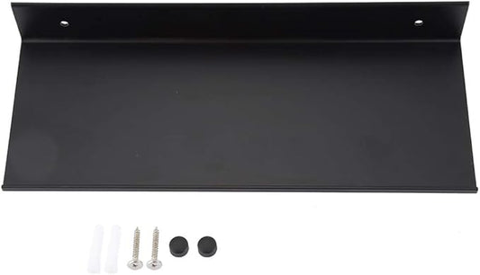 Black Bathroom Single Layer Space Aluminum Matte Rack Shelve (40cm)