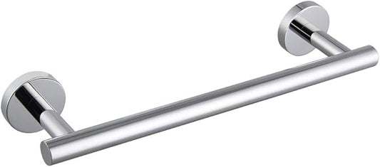 12-Inch Towel Bar SUS 304 Stainless Steel Towel Rack Wall Mounted Towel Rail Towel Rod for Bathroom Modern Style Polished Finish