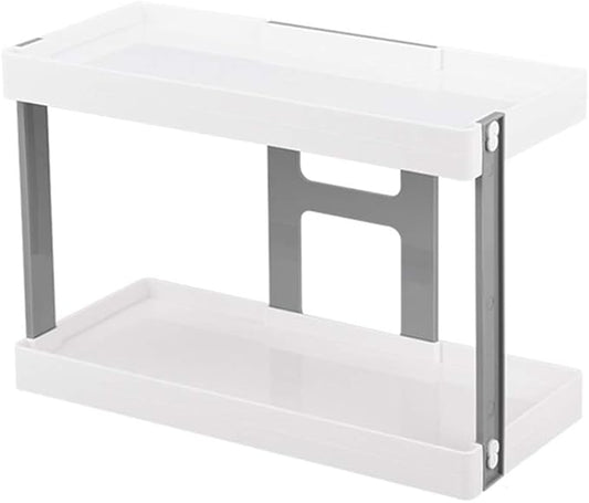 WFF Non-Perforated Kitchen Bathroom Shelf Floor Knife Rack Countertop Supplies Seasoning Kitchenware Storage (Color : C)