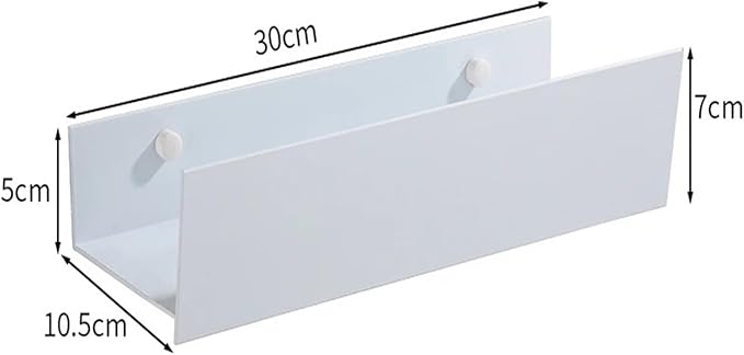 Bathroom Wall Shelves， Storage Shelf for Kitchen，Shower Shelf，Toilet Rack，no-Punch Organizer(Large)