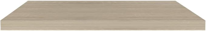 Floating Wall Shelves 2 Pack Oak Wood Look Display Shelves 31.5x9.3 Inches with Invisible Mounting for Living Room Bedroom Home Decor Storage Organizer