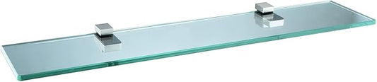 XVL Bathroom Glass Shelf 23.6 Inches Tempered Wall Mount Rectangular Shelves,Brushed GS3002AX