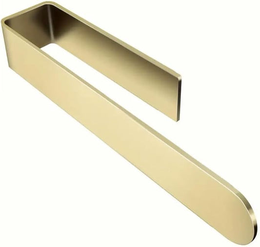 szhdxsy Towel Holder SUS 304 Stainless Steel Towel Rod, Self Adhesive Towel Holder Towel Rod Towel Rack for Bathroom,Kitchen (Golden 14in)
