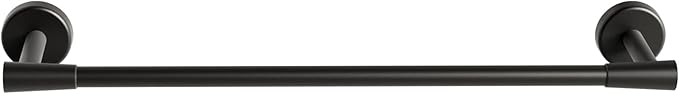 HELVEX Deco Collection Towel Bar Bathroom Accessory, Bathroom Towel Holder Bathroom Hardware, Matte Black Finish UDC-05-MB