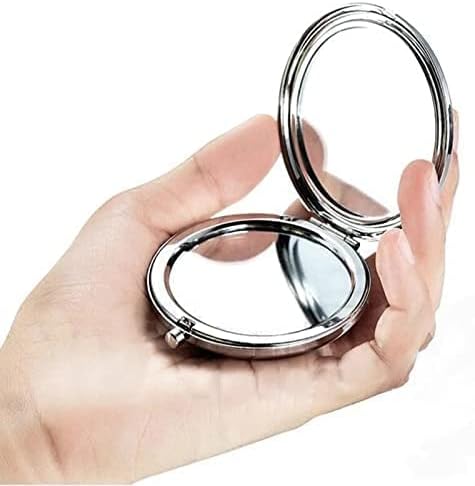 Magnifying Compact Mirror for Purse - 1x/2x Magnification Travel Makeup Mirrors,Small Flower Pocket Mirrors,Handheld 2-Sided Portable Cosmetic Mirror,Compact Mirror for Gift