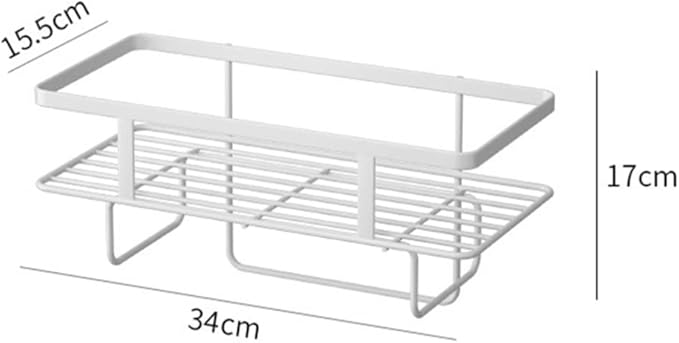 DOITOOL Bathroom Shelf over Toilet Easy Install Home Sundry Rack Non-punching Design