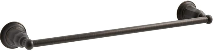 KOHLER K-13500-2BZ Kelston 18-Inch Bathroom Towel Bar, Oil-Rubbed Bronze