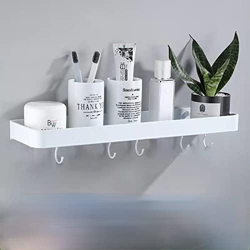 Bathroom Shelf Bathroom Shelf Wall Shelves Shelf Aluminum Black Bathroom Corner Shelf Wall Mounted Black Aluminum Kitchen Storage Holder Floating Shelves (Color : Sky Blue)