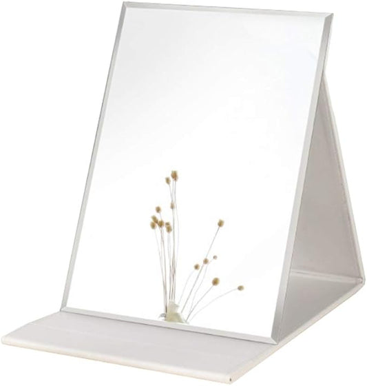 Zcooooool Large Portable Super HD Mirror - Multi Stand Angle Hand Free/Handheld/Tabletop Foldable Mirror 6.9x4.9 Inch