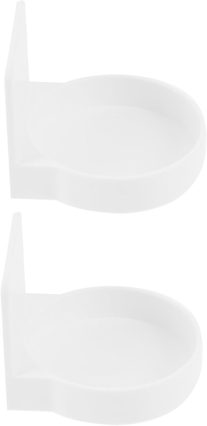 ABOOFAN 2sets 2pcs Wall Mounted Bathroom Storage Rack Nail Toiletry Shelf for Jewelry and Items Elegant Design for Home Decor for Rental Houses 2pcs*2