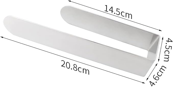 Hand Towel Holder Bathroom, Hand Towel Bar/Towel Ring, 3M Self Adhesive No Drilling Stick on Wall Towel Holder Towel Rod Towel Rack for Bathroom SUS 304 Stainless Steel Brushed Nickel Silvery