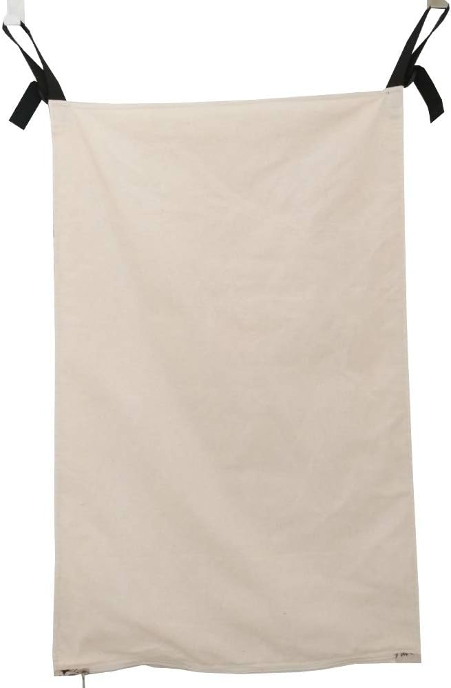 Adjustable Door-Hanging Laundry Hamper with Stainless Steel Hooks, Hanging Laundry Bag