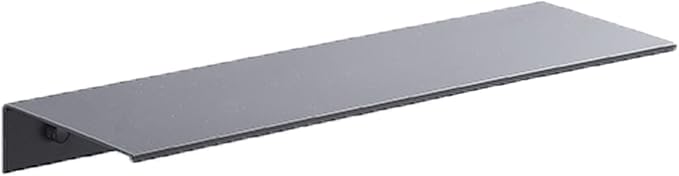 No Drill Bathroom Shelf, European Style, Simple Shelf, Black Wall Cosmetic Shelf, Space Aluminum Bathroom Shelf-30cm