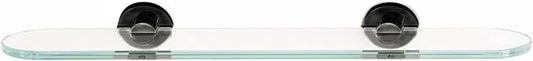 Alno A8350 Contemporary Glass Bathroom Shelf 18-in, Bronze