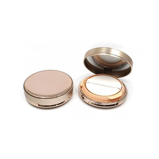 1PCS Empty Air Cushion Puff Box Makeup Case Container with Powder Sponge Mirror for BB Cream Foundation Diy Box,C