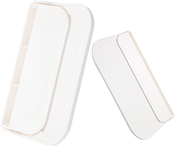 ULTECHNOVO 2pcs Adhesive Floating Bathroom Shelves Foldable Storage Rack for Towels and Soap Modern Wall-Mounted Organization for Small Spaces