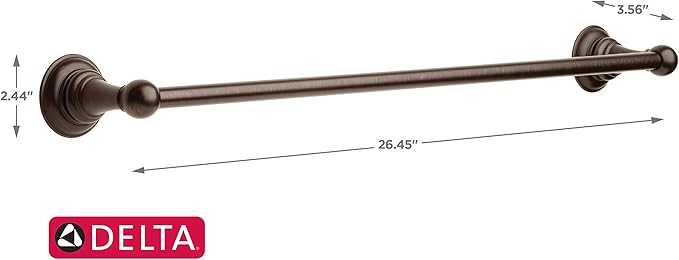 DELTA Providence Adjustable -towel Bar Accessory Set, Venetian Bronze -bathroom -towel Holder, -bathroom Accessories, PRO63-VBR