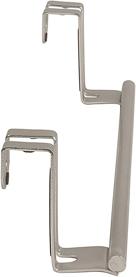 Spectrum Diversified 76471 Over-The-Door Towel Holder, Brushed Nickel