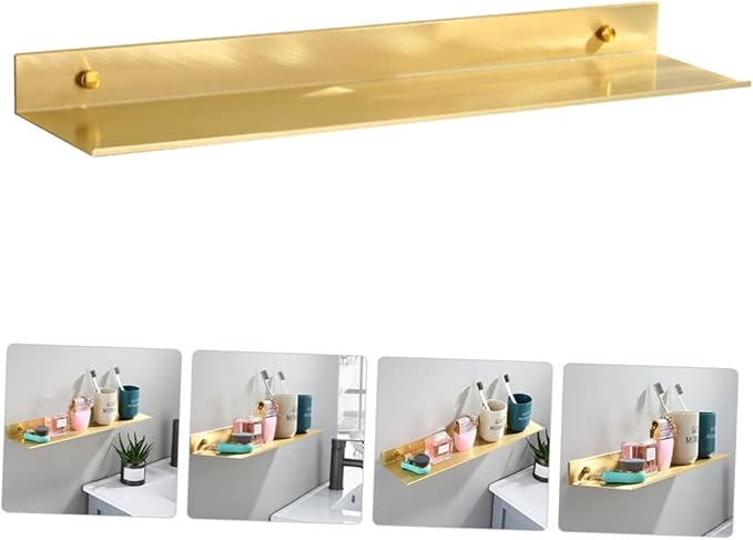 KICHOUSE Toilet Rack Storage Rack for Bathroom Floating Shelves Bathroom Toilet Storage Holder