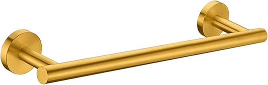 Modket 16 Inches Brushed Gold Towel Bar Bathroom Hardware 304 Stainless Steel Wall Mounted Kitchen Towel Holder Cloths Hanger