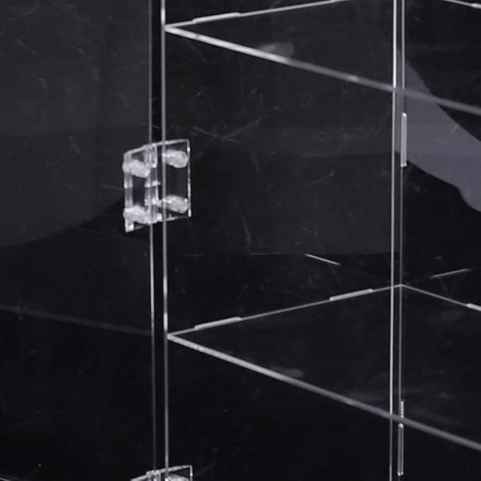 3 Layers 11''W x 4.7''D x 14''H Acrylic Countertop Display Show Case for Action Figures | Organize Cosmetics and Beauty Supplies on a Vanity
