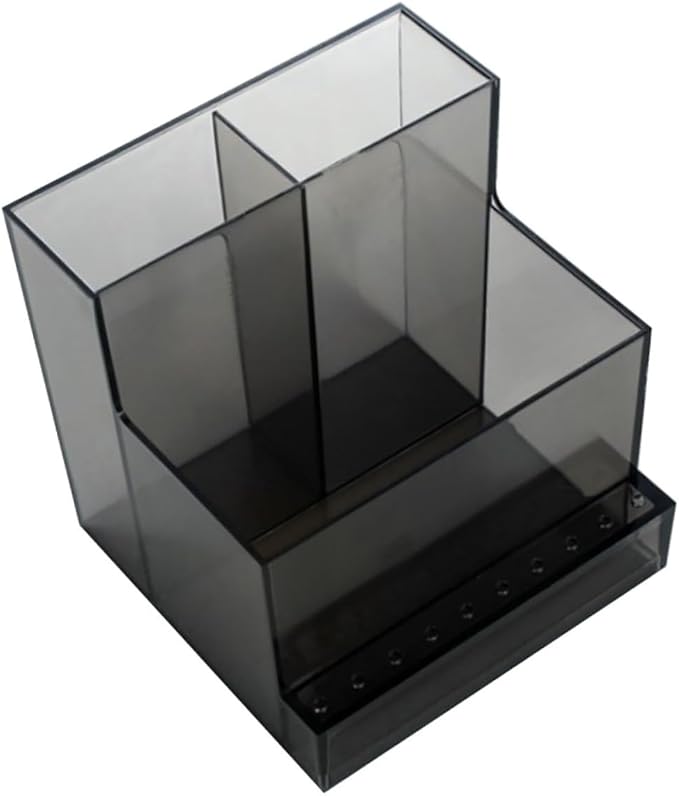 MERRYHAPY 1pc Nail Art Storage Box Makeup Lip Gloss Grinder Stand Eyebrow Drill Bit Holder Organizer Lipgloss Display Case Lipstick Holder Pencil Pen Cup Display Stand Polisher Acrylic