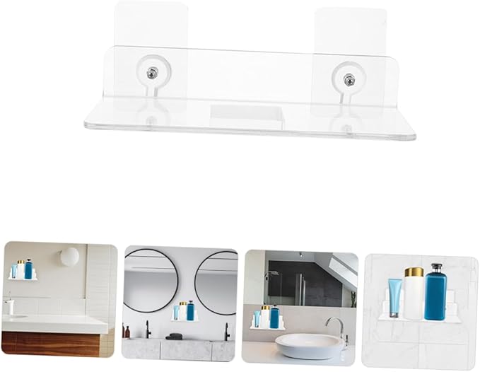 Hemobllo 1pcs Bathroom Shelves Wall Mount Storage Rack Above Toilet Storage Wall Shelving