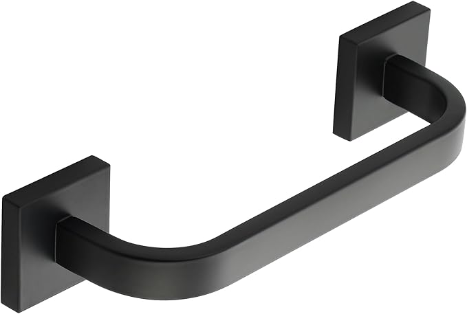 Alise 10'' Towel Bar for Bathroom,Towel Holder Black Towel Racks for Bathroom Wall Mount,SUS304 Stainless Steel Towel Rail Towel Hanger for Walls,Matte Black Finish