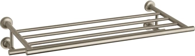Kohler K-14381-BV Purist Towel Shelf, Vibrant Brushed Bronze